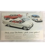 Vintage Magazine Ad 1958 De Soto New Look Firesweep Firedome Firelite - $131.73 MXN