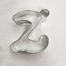 Cookie Cutter Initial Letter Z Wilton Brand Monogram Metal - £6.20 GBP