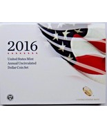 2016 US Mint Annualunc Set Dólar Incluye UNC $1 Silver Eagle - $512.57 CAD