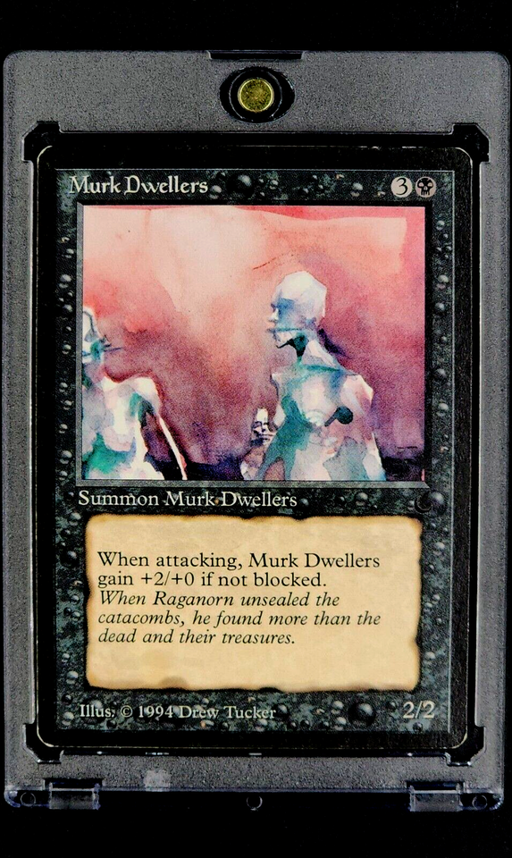 Primary image for 1994 MTG Magic The Gathering The Dark #49 Murk Dwellers Vintage Magic Card LP