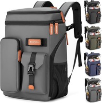 Insulated Cooler Backpack,33 Cans Multifunctional Double Deck Leakproof Cooler - $44.99