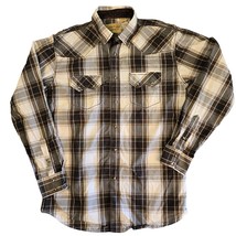 Cowboy Legend Western Shirt Men Extra Large Pearl Snap Button Up Sawtooth Pocket - £22.39 GBP