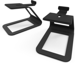 SE4 Elevated Desktop Speaker Stands for Medium Bookshelf Speakers &amp; Mid-S - $145.52