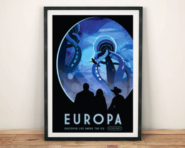 NASA Poster: Europa Moon Travel Printed, JPL Visions of the Future-
show orig... - £4.37 GBP+