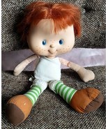 VTG Strawberry Shortcake 16&quot; Vinyl Plastic Head Rag Doll 1980 American G... - $36.61