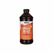 NOW Supplements, Ultra B-12, Liquid, 800 mcg Folic Acid, Cellular Energy Prod... - £29.57 GBP