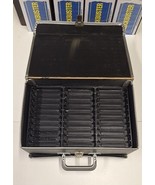 60 Cassette Tape Carrying Case Double Sided Made In USA Storage Containe... - $367.35 MXN