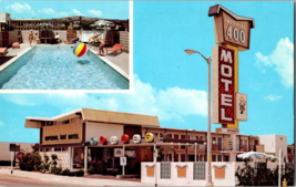 Vtg Postcard Imperial &#39;400&#39; Motel ~ Fresno California, AAA - £4.61 GBP