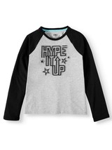 Athletic Works ~ Youth Small (6/6X) Shirt/Top ~ &quot;Hype It Up&quot; Black Lettering - £11.95 GBP