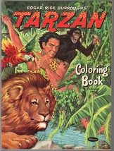 Tarzan Coloring Book #2946 1958-Edgar Rice Burroughs-Jesse Marsh art-VF/NM - $182.85