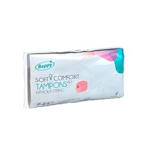 Asha Beppy Soft Comfort Tampons with Lubricant Lamination - Pack of 4  - $499.76 MXN