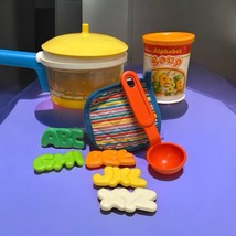 Vintage Fisher Price Fun With Food “Simmering Sauce Pan &amp; Alphabet Soup ... - €26,68 EUR
