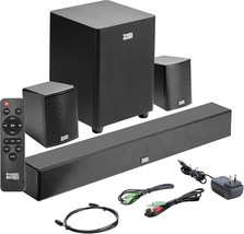 Acoustic Audio 5.1 Surround Sound Home Theater Sound Bar With Bluetooth,... - $163.92