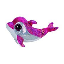 TY Beanie Boo 6 Plush Pink Dolphin Sparkles  - £30.46 GBP