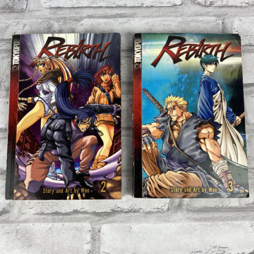 Primary image for REBIRTH Volumes 2 and  3 -- Tokyopop Manga Digest Paperback Lot of 2