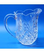 SHANNON 8&quot; Crystal Pitcher By GODINGER - 46oz DUBLIN Pattern AKA Diamond... - $452.02 MXN