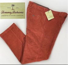 Tommy Bahama Relax Corduroy Pants Men 36x33 Burnt Orange Rust Silk Blend... - $61.84
