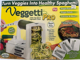 Vegetti Spiral Cutter Pro  Version Kitchen Spiraling Slicing Appliance New - £12.06 GBP