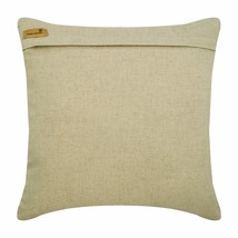 Rose Flower 16&quot;x16&quot; Cotton Linen Ecru Throw Pillow Covers, Earthy Rose - £27.23 GBP+