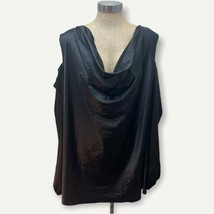 G.I.L.I. Cold Shoulder Blouse Noir Black Size 3X A292958 - £10.27 GBP