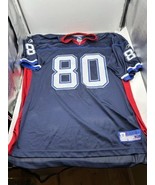Buffalo Bills Jersey XL Eric Moulds Blue Reebok #80 NFL Football - $90.02 CAD
