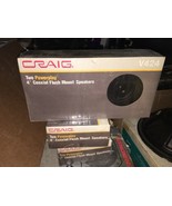 craig two powerplay 4&quot; coaxial flush mount speakers V424 RARE VINTAGE - $178.08