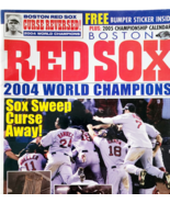 2004 Red Sox World Champs Magazine Major League Baseball MLB Curse Vinta... - $24.99