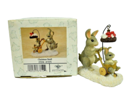 Fitz and Floyd Charming Tails Christmas Stroll no. 87575 with Box - $18.37