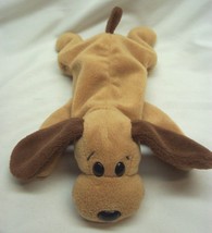Vintage Ty Beanie Baby Bones The Brown Dog 9&quot; Bean Bag Stuffed Animal Toy 1993 - £11.87 GBP