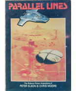 Parallel Lines 1981 Sci-fi Painting Art Book by Peter Elson &amp; Chris Moor... - $2,003.94 MXN