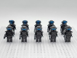 10pcs Star Wars Republic Clone Commandos Night Ops Custom Minifigures - £18.07 GBP