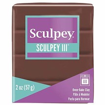 Sculpey III Polymer Clay Chocolate - £3.05 GBP