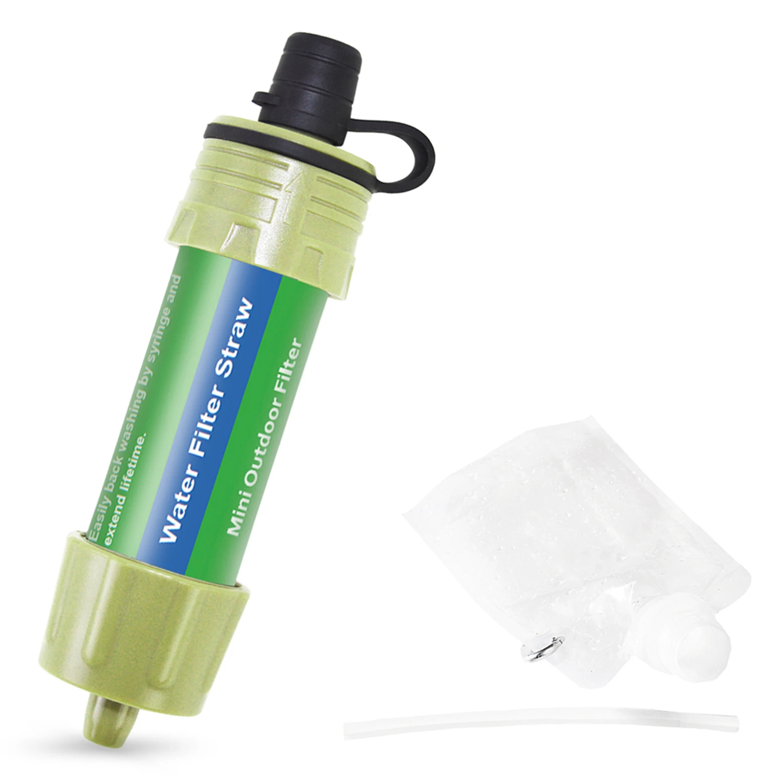 Outdoor Water Filter Straw Water Filtration System Water Purifier for Emergency - £15.61 GBP