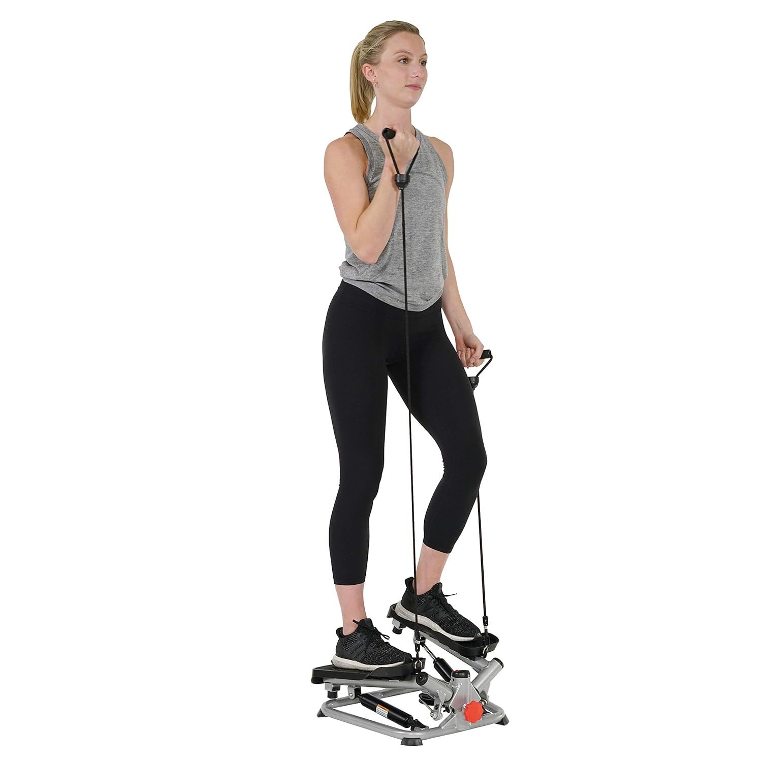 Sunny Health & Fitness Total Body Advanced Stepper Machine - SF-S0979, Gray - £131.58 GBP