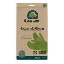 Ambidextrous Large Latex Gloves - Comfortable for Cleaning, Dishwashing ... - $10.84