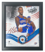 Shai Gilgeous-Alexander Framed 15&quot; x 17&quot; Game Used Basketball Collage LE... - £208.33 GBP