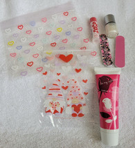 Roses Hand &amp; Lip Gift Bag - hearts ziplock bag - $5.00