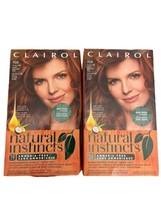 (2) Clairol Natural Instincts #7GR Light Golden Red Hair Color New* Damaged* - $118.80