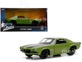 Dom's 1973 Chevrolet Camaro "F-Bomb" Green "Fast & Furious" Movie 1/32 Diecast - $59.99