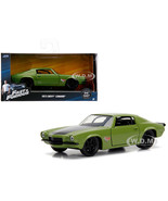 Dom&#39;s 1973 Chevrolet Camaro &quot;F-Bomb&quot; Green &quot;Fast &amp; Furious&quot; Movie 1/32 D... - $1,142.18 MXN