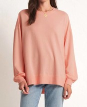 Z Supply modern weekender sweatshirt in Pink Lemondade - size S - £30.34 GBP