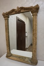 Vintage Ornate Wall Mirror with Carved Wood Frame - US BAROQUE REVIVAL - $841.50