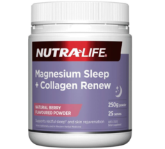 Nutra-Life Magnesium Sleep + Collagen Renew Berry Flavoured Powder 250g - $101.88