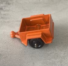 Vintage Midgetoy Diecast Orange 2-Wheel Trailer Rockford Illinois - $24.77 CAD