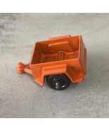 Vintage Midgetoy Diecast Orange 2-Wheel Trailer Rockford Illinois - €15,22 EUR