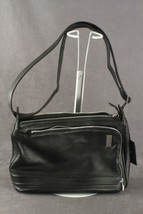 Authentic Designer PIQUADRO Black Leather Ladies Handbag Purse With iPod... - £105.15 GBP
