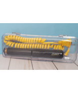 Vintage 1987 Clairol Currents Travel Curling Iron 3/4&quot; Black Yellow SQ-1... - $10.88