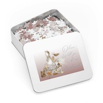 Jigsaw Puzzle in Tin, Western, Romance Floral, Bridal, Will you be our Bridesmai - £28.22 GBP+