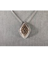 Womens Vintage Estate Sterling Silver Modernist Necklace 5.1g E1781 - €38,81 EUR
