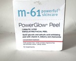 M61 powerglow Peel 1 Minute 1 Step Exfoliating Facial Peel 10 Treatments... - $17.00